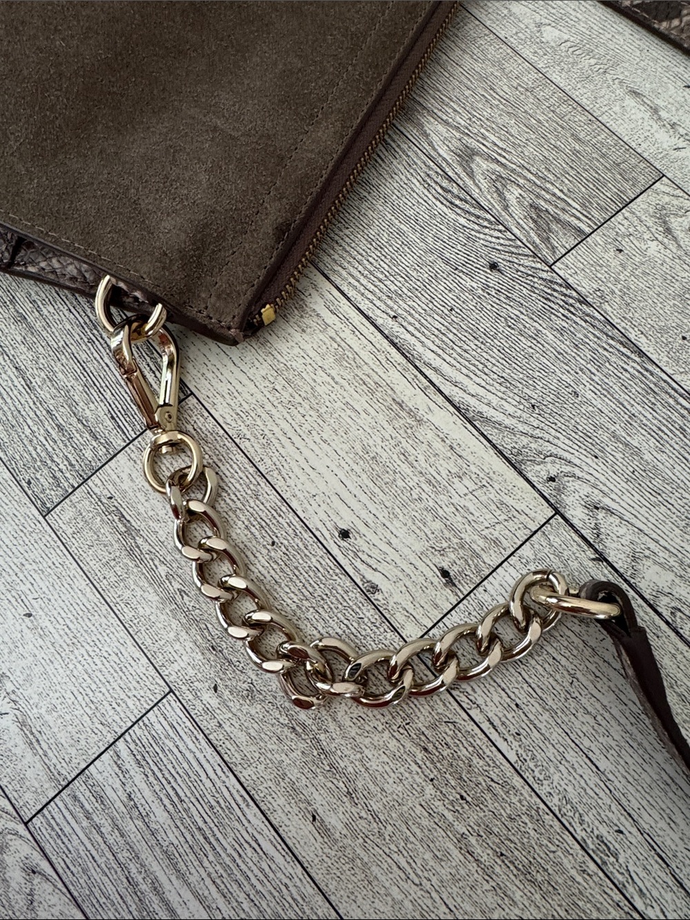 Elaine Turner Jax Leather Snake Print Bag NWT - Picture 6 of 11